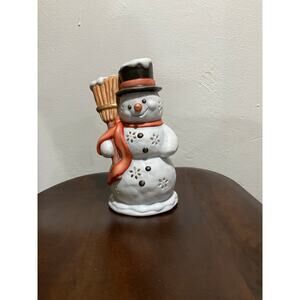 Goebel frosty the Snowman ceramic tea light holder brand new